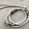 White kangaroo show lead with Silver beads - Image 3