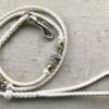 White kangaroo show lead with Silver beads - Image 2