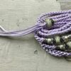 Lavender Satin slip lead with Silver beads - Image 2