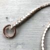 White, Natural & Rose Gold kangaroo show collar 46cm (18") - Image 2