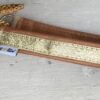 Golden Satin Martingale show lead with Gold & Amber beads - Image 3