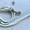 Off-White Soft Leather show lead with Light Blue & Silver beads **Special Price** - Image 2