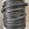 Black Waxed Cotton cord (4mm) by meter - Image 2