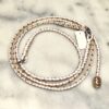 White, Beige & Rose Gold kangaroo slip show lead - Image 3