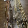 Satin loop lead with beads